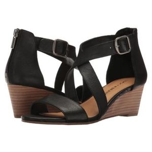 Lucky Brand Womens Jenley Strappy Wedge Sandal